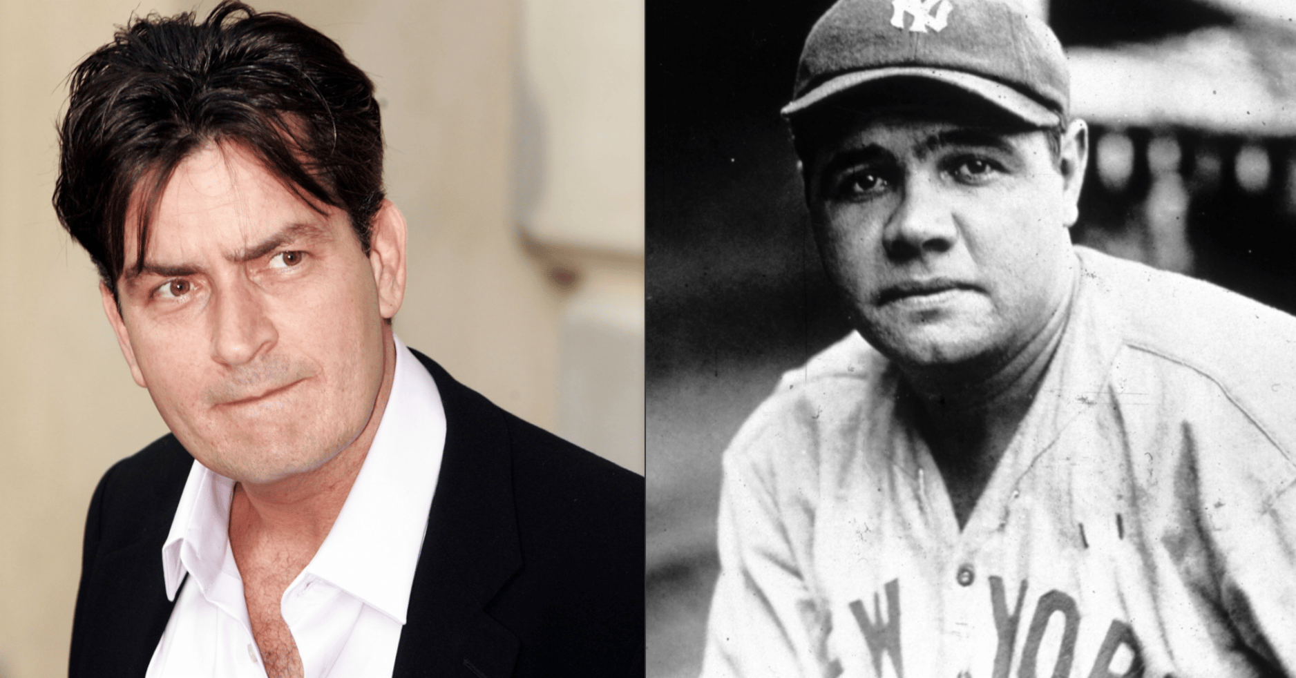 Charlie Sheen Babe Ruth