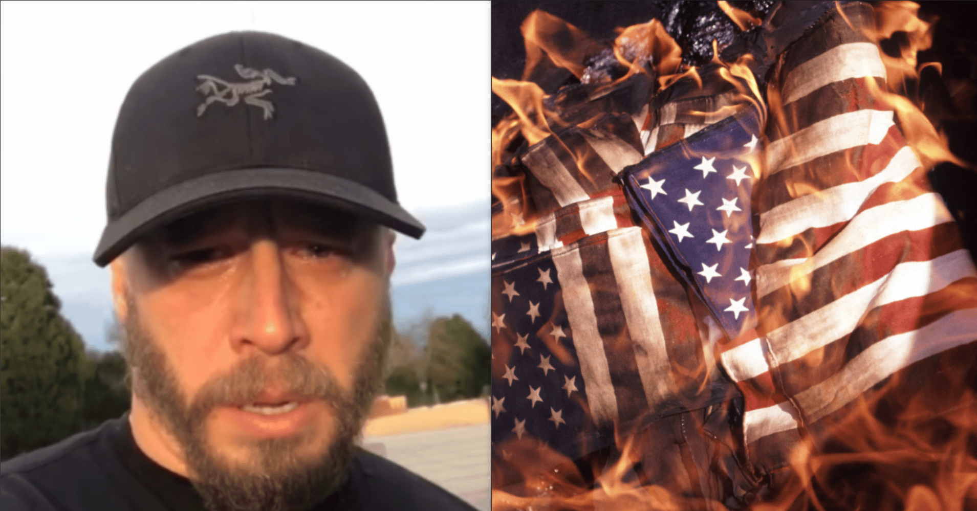 Eric Post Flag Burn