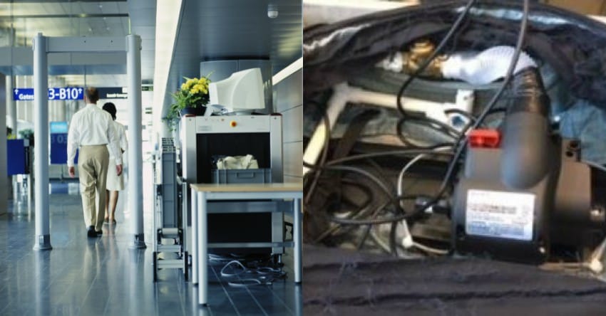 Fake bomb airport