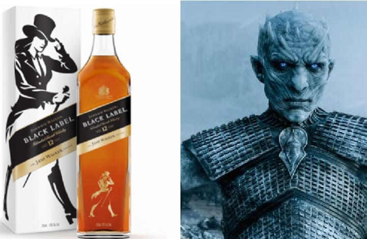 Johnnie Walker and a White Walker