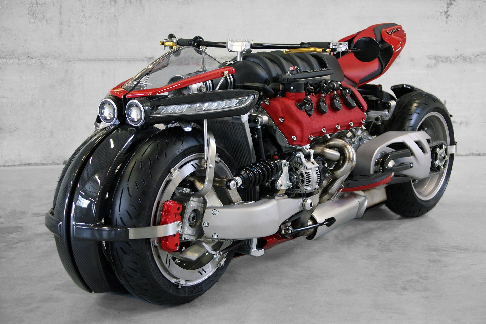 V8 powered motorcycle online