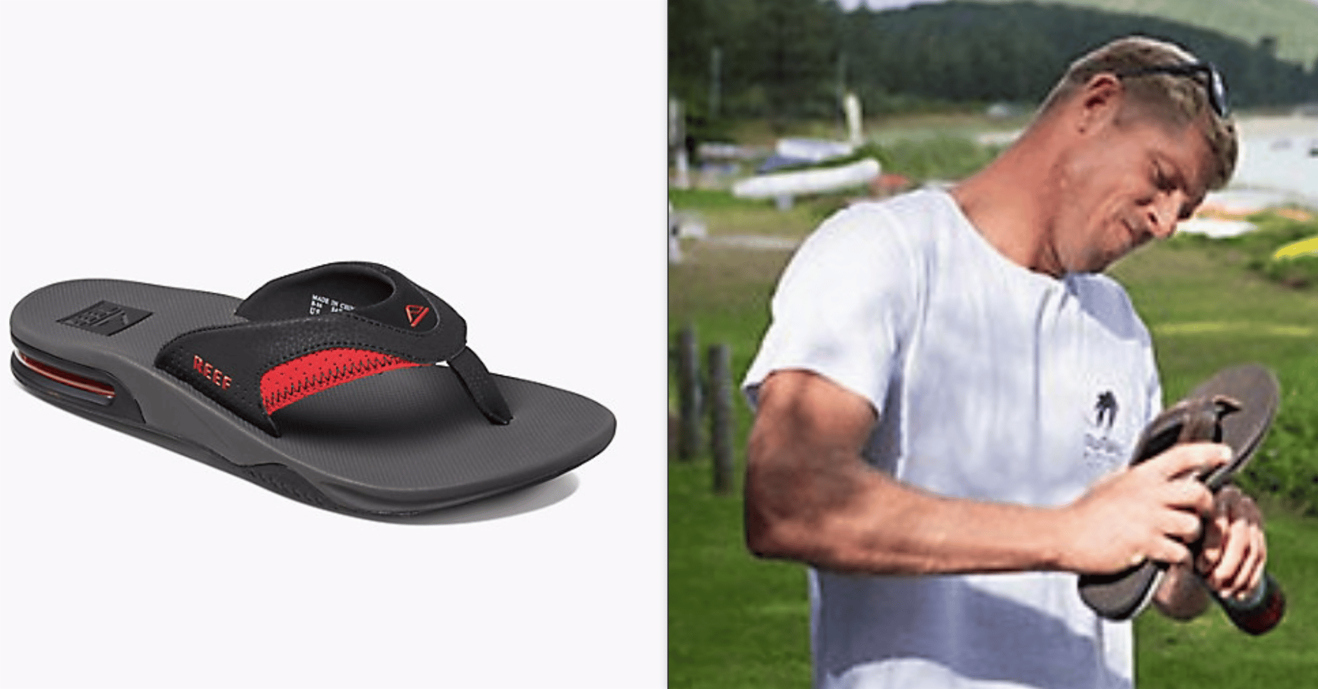 Reef sandal promo