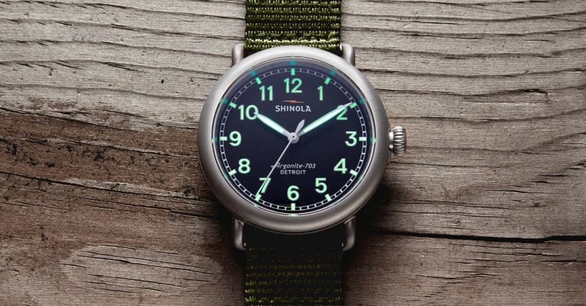 Shinola Runwell Field Watch Promo