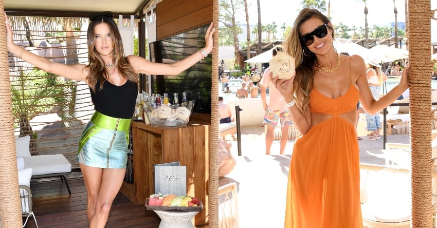 Alessandra Ambrosio Audrina Partridge Elia Beach Club Virgin Hotel Las Vegas Promo