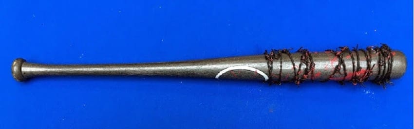 fake Negan's bat TSA blog
