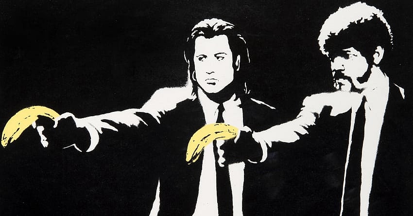 Banksy Pulp Fiction Promo