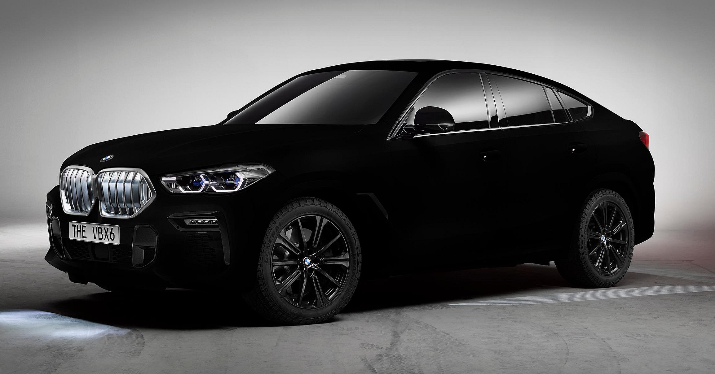 BMW X6 Vantablack Promo
