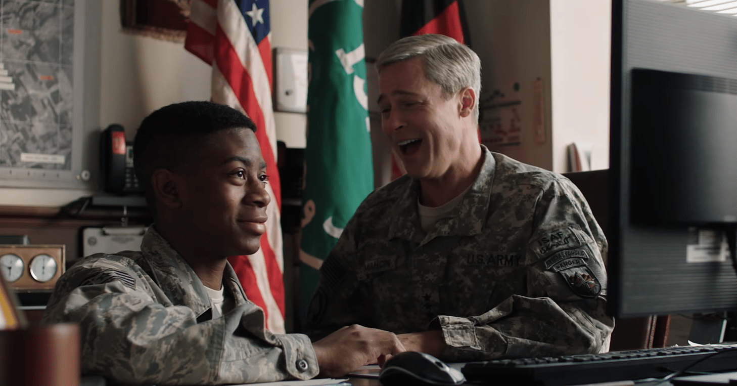 Brad Pitt War Machine Promo