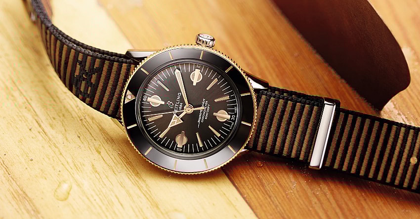 BREITLING SUPEROCEAN HERITAGE 57 OUTERKNOWN Rose Gold Promo