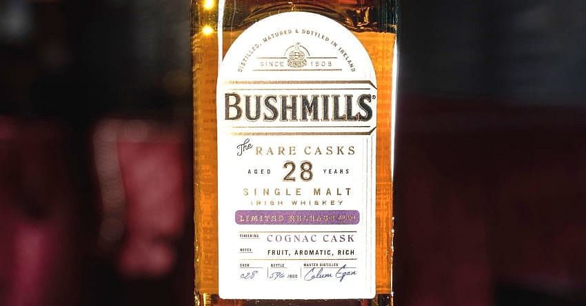 Bushmills 28 Year Old Single Malt Cognac Cask Promo