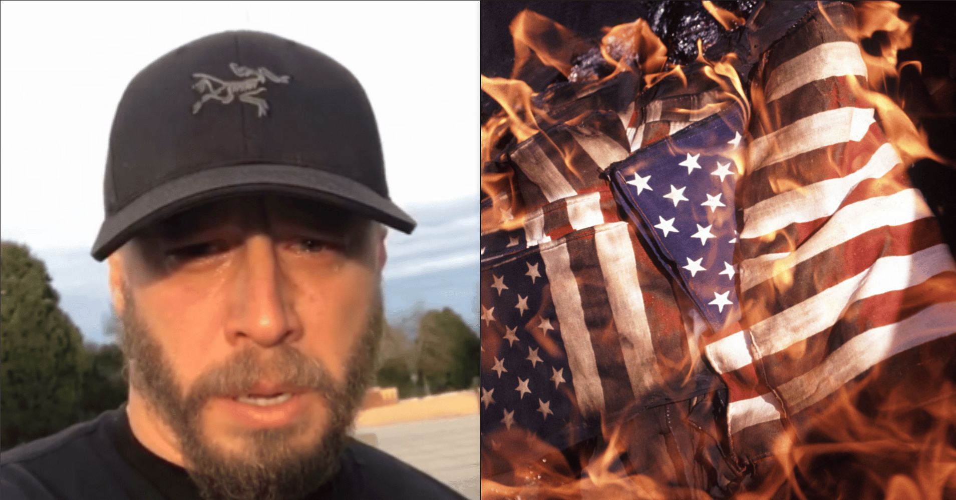 Eric Post Flag Burn