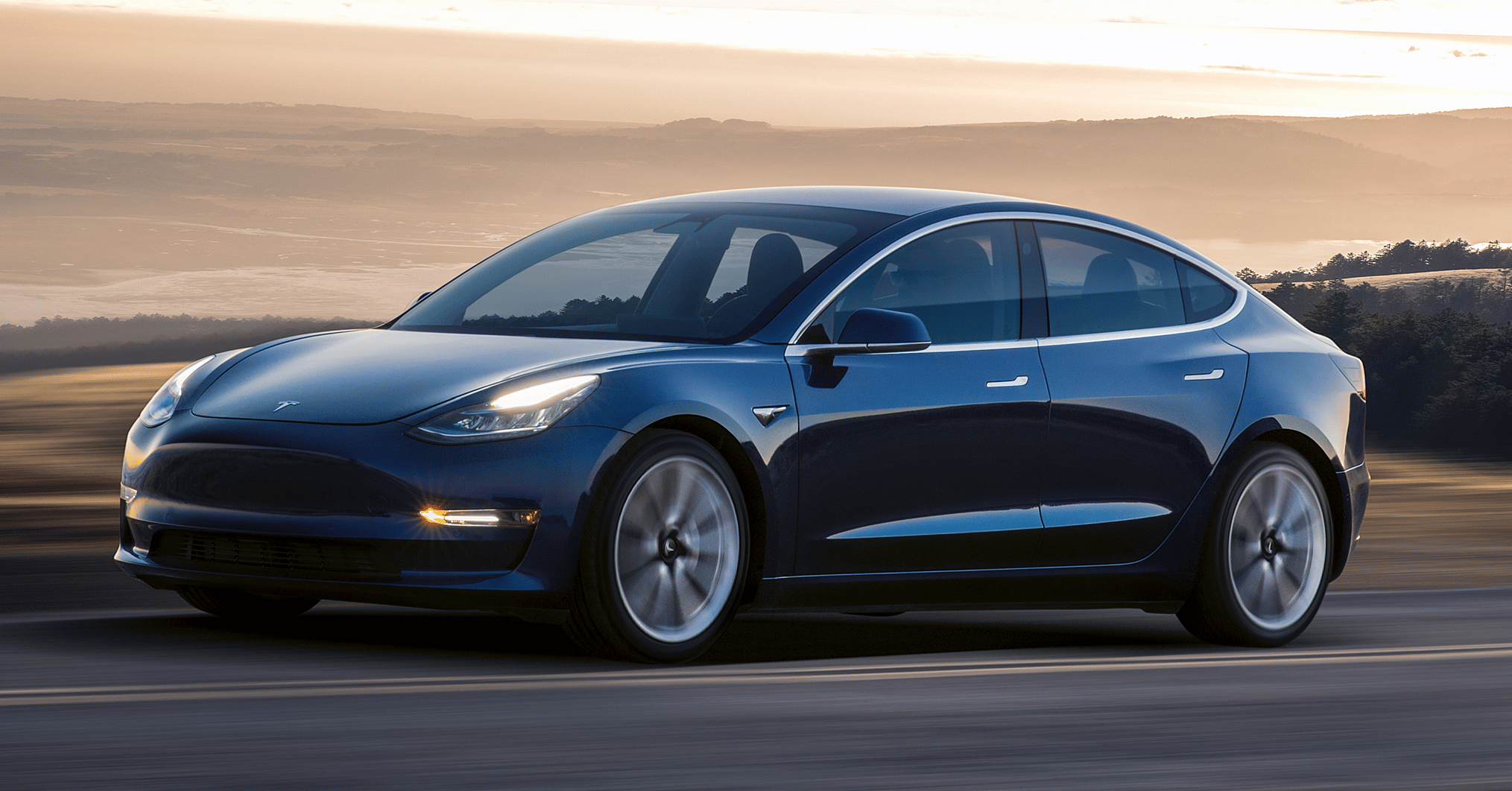 facebook-Linked_Image___Model 3 Blue Driving