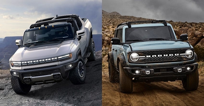 First GMC Hummer EV 2021 Ford Bronco