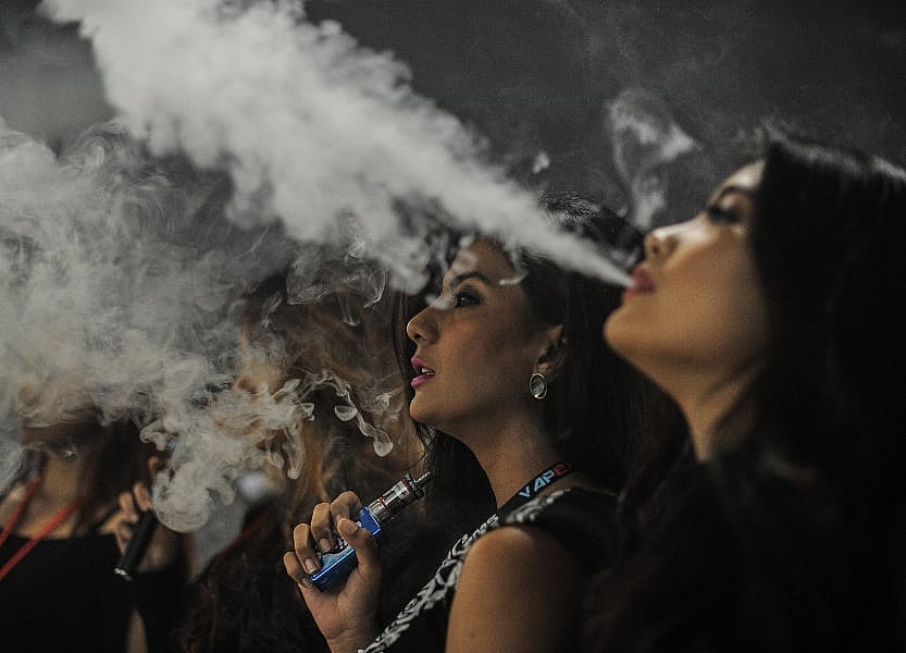 The U.S. Department of Transportation explicitly bans electronic cigarettes on commercial flights