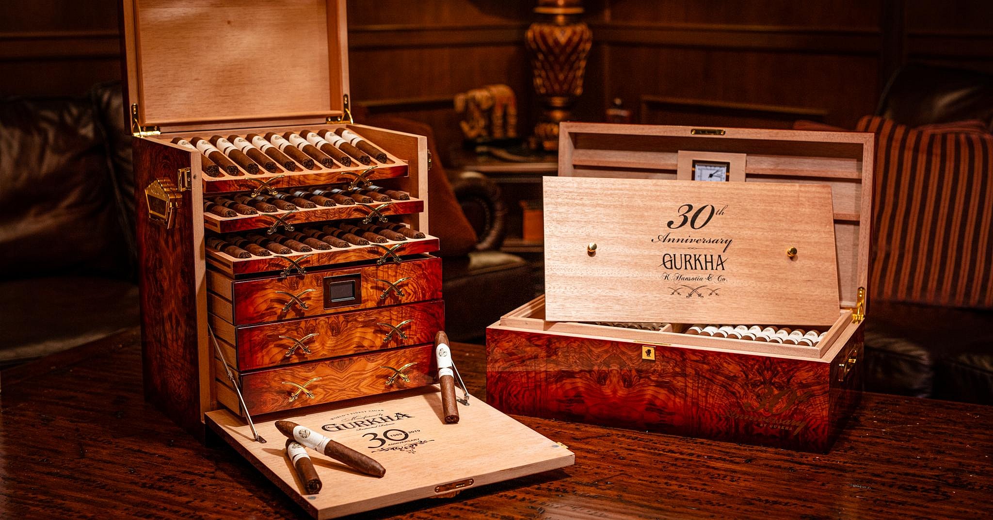 Gurkha 30yr Humidor promo