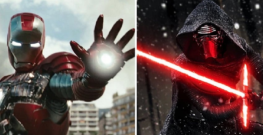 Iron Man and Kylo Ren