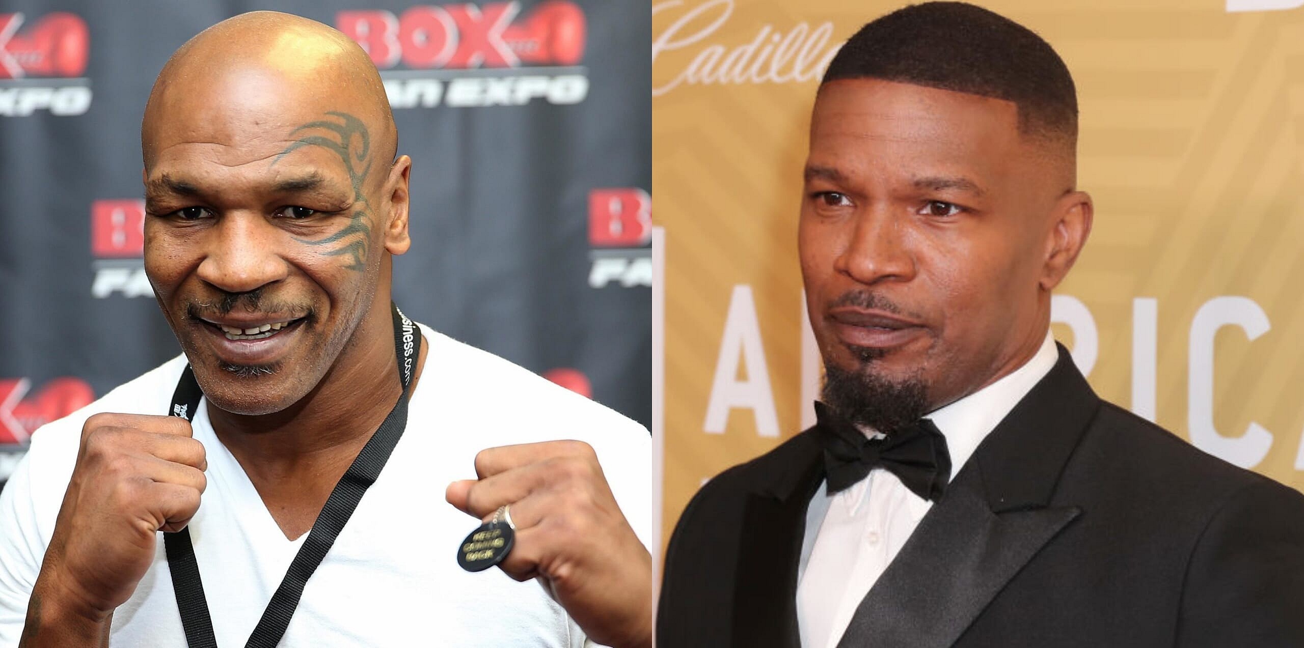 Mike Tyson and Jamie Foxx