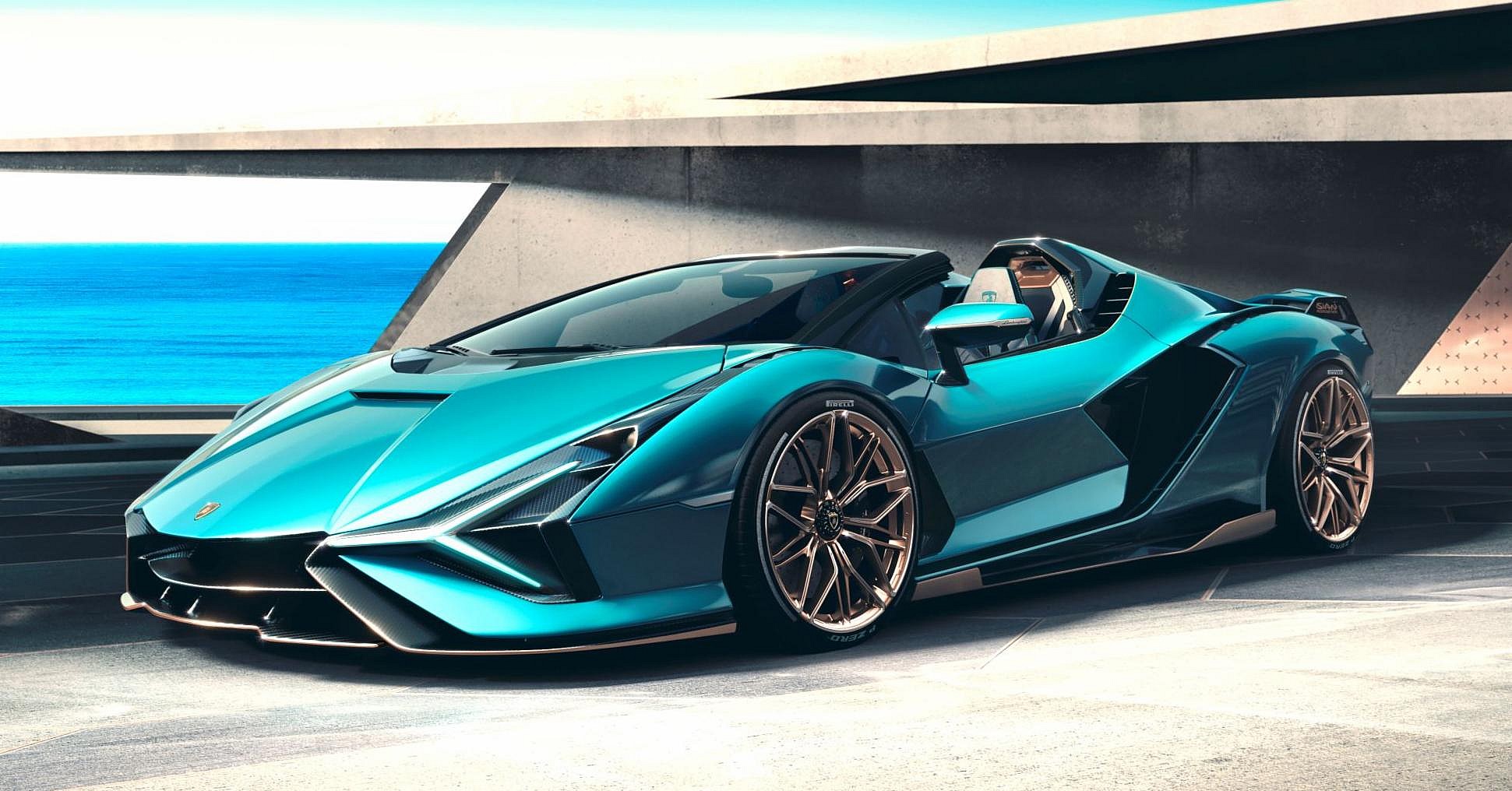 Lamborghini Sian Roadster Promo
