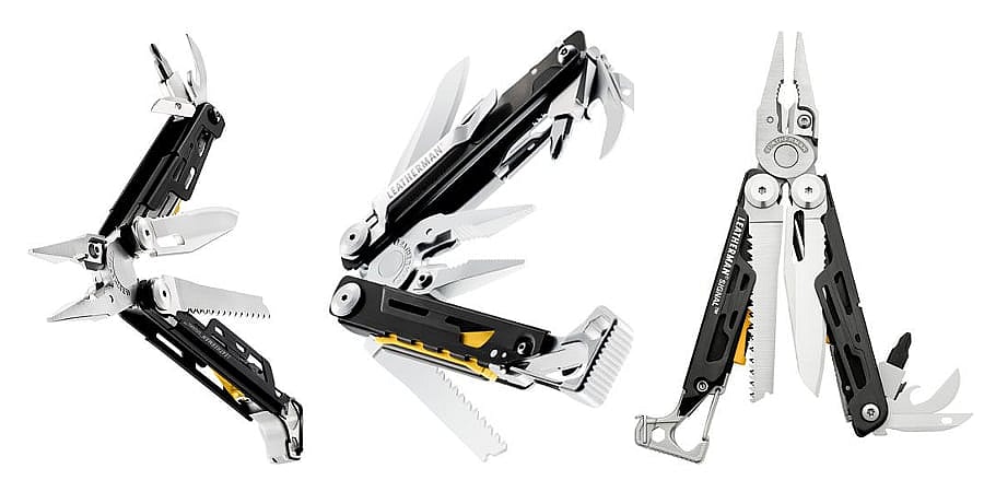 Signal's 19 tools include a whistle and fire-starting
