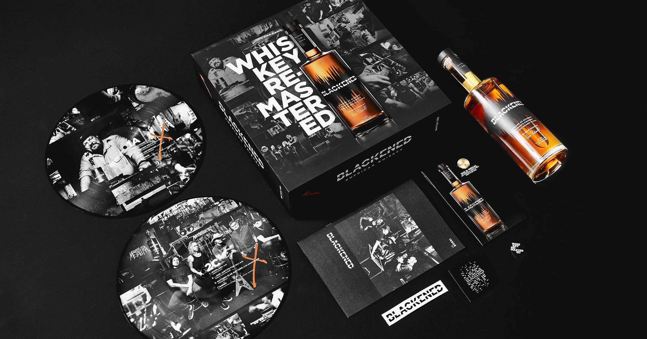 Metallica Blackened Batch 100 Whiskey Promo