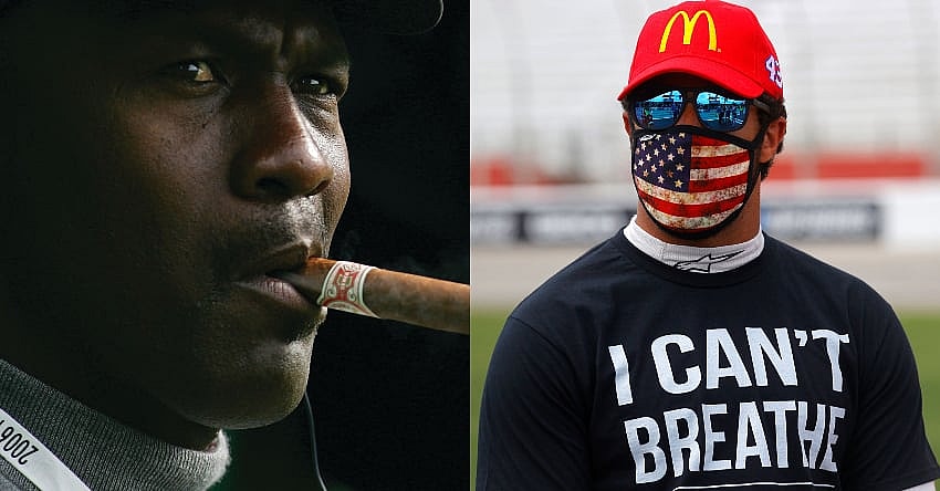 Michael Jordan Bubba Wallace Promoo