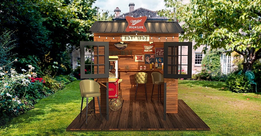 Miller High Life Backyard Bar Promo