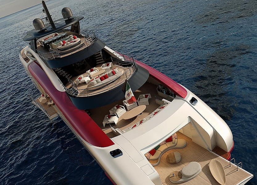 The M60 SeaFalcon Sport Yacht (Courtesy of Mondomarine Engineering)