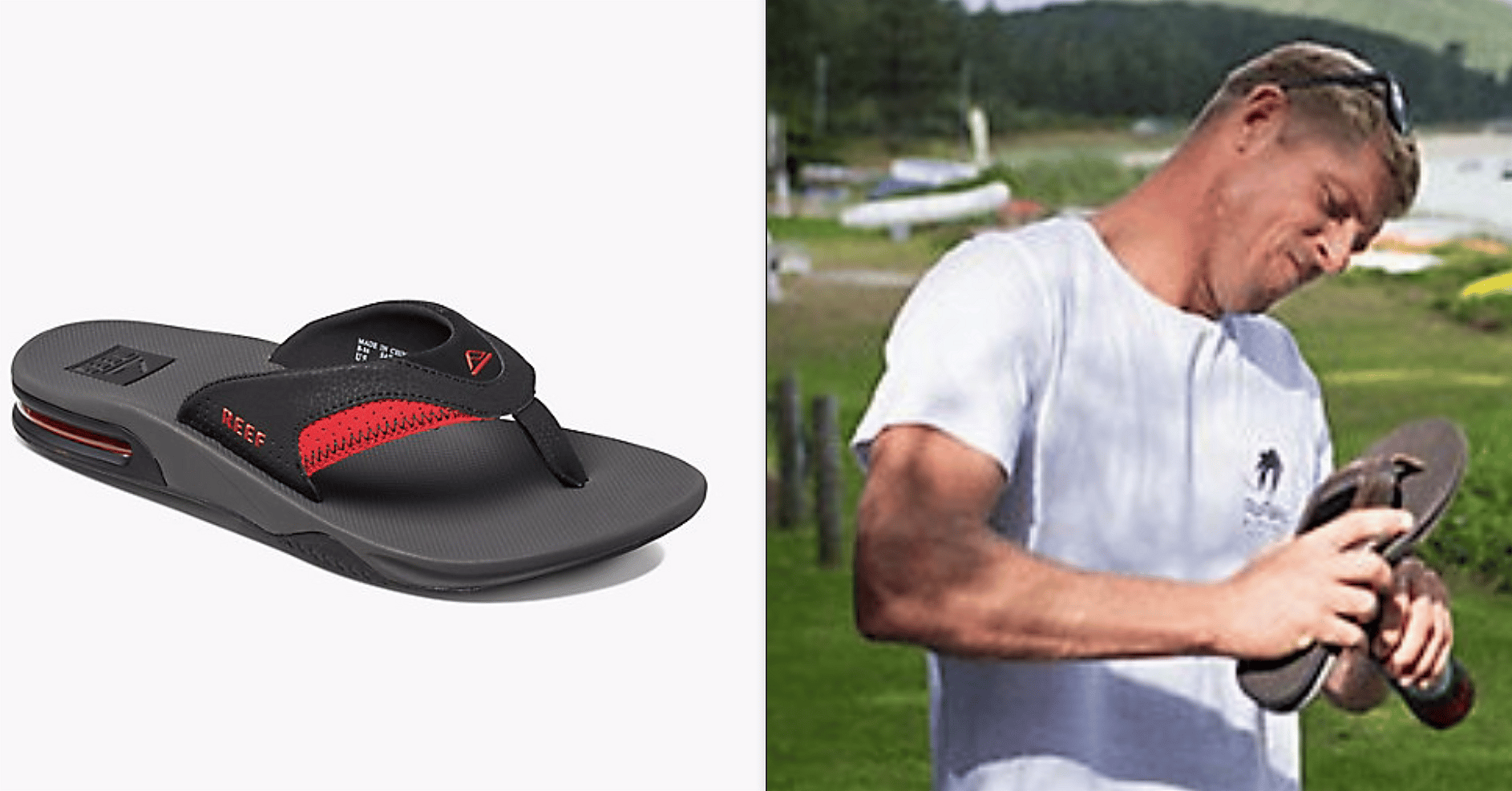 Reef sandal promo