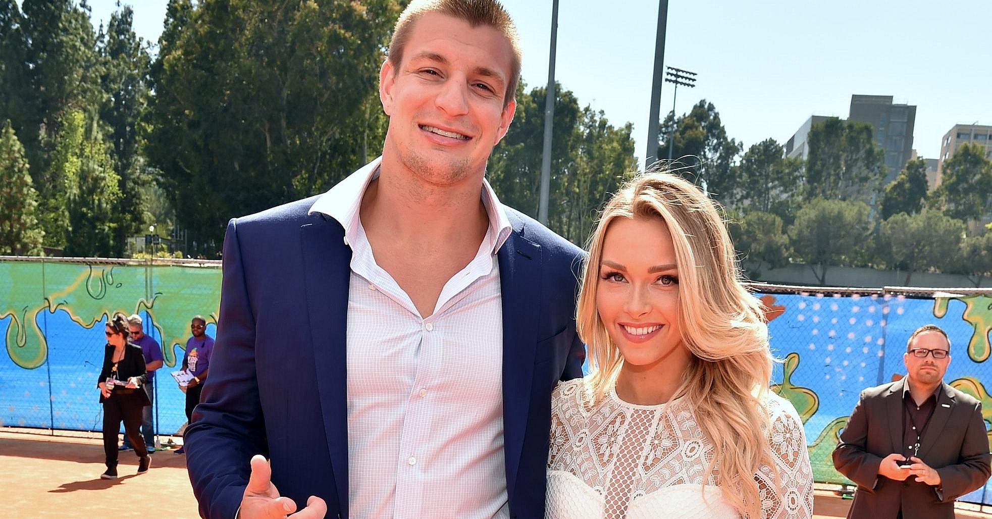 Rob Gronkowski Camille Kostek Promo