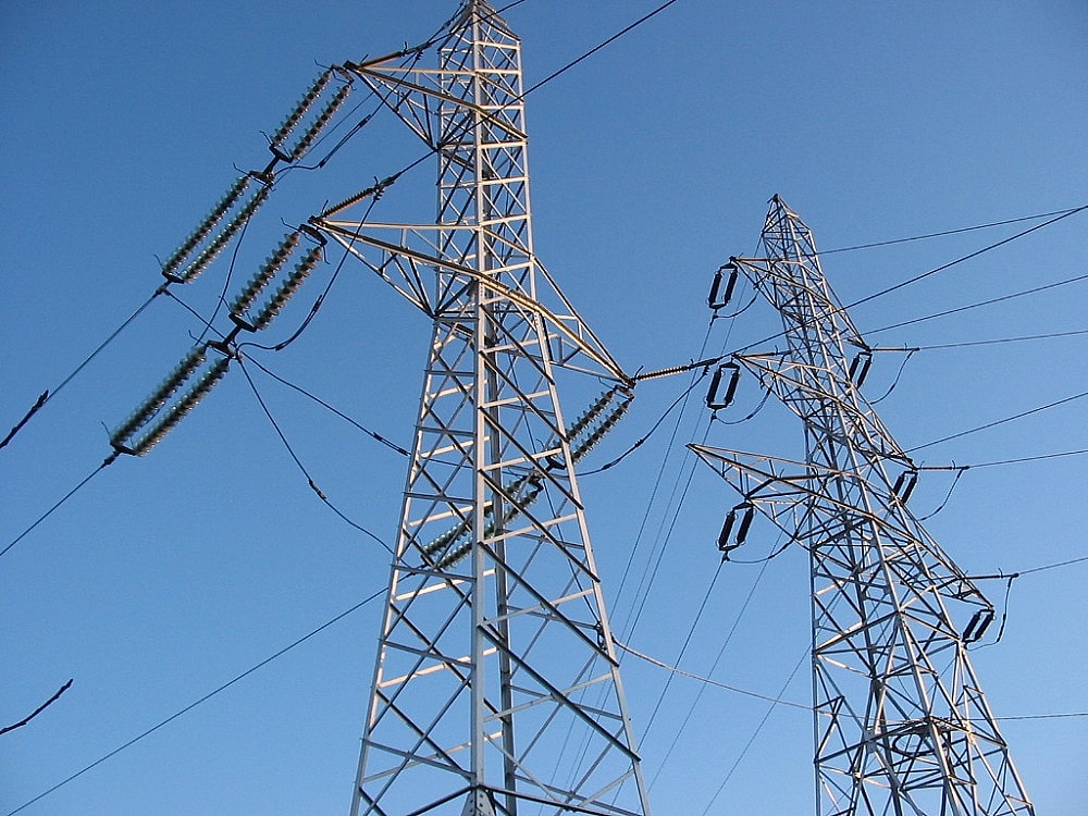 Power transmission lines eastern Europe