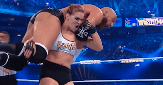 rousey wrestlemania 34