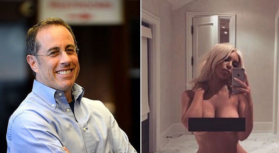 Jerry Seinfeld and Kim Kardashian