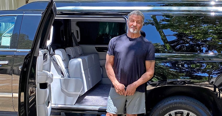 Sylvester Stallone Cadillac Escalade ESV Promo