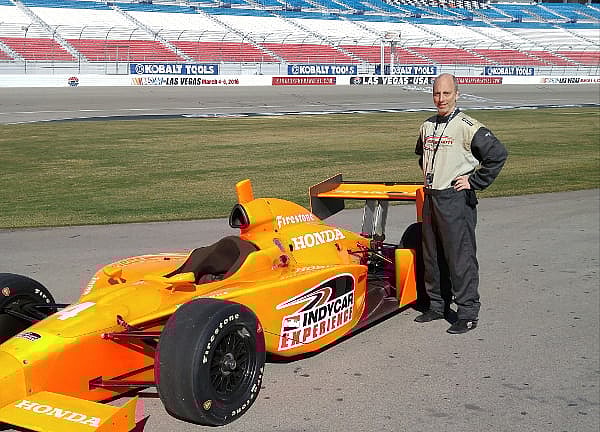 Getting to drive an Indy car was awesome