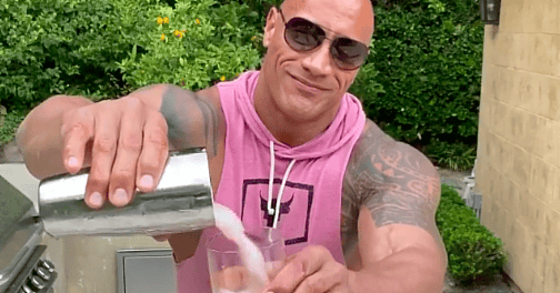 the rock teremana tequila instagram