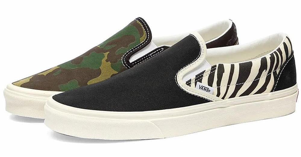 Vans Zebra Camo Slip-Ons Promo