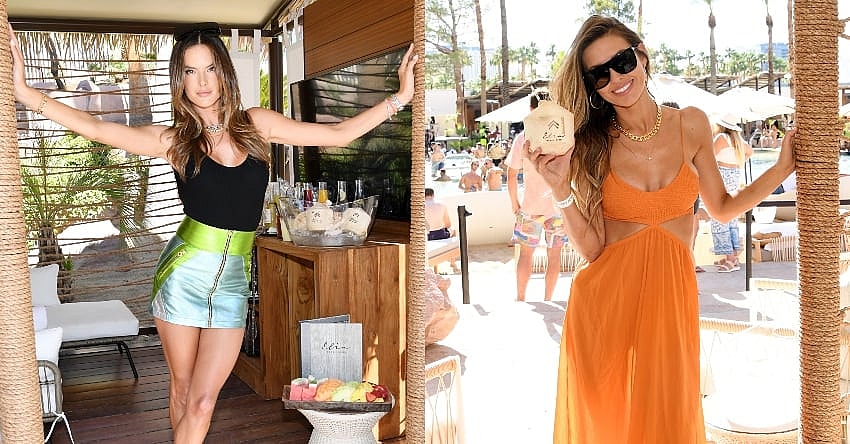Alessandra Ambrosio Audrina Partridge Elia Beach Club Virgin Hotel Las Vegas Promo