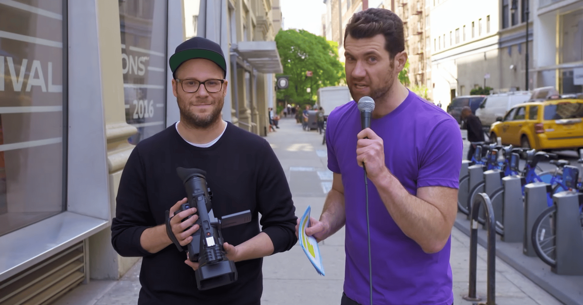 Billy Eichner and Seth Rogen [YouTube]