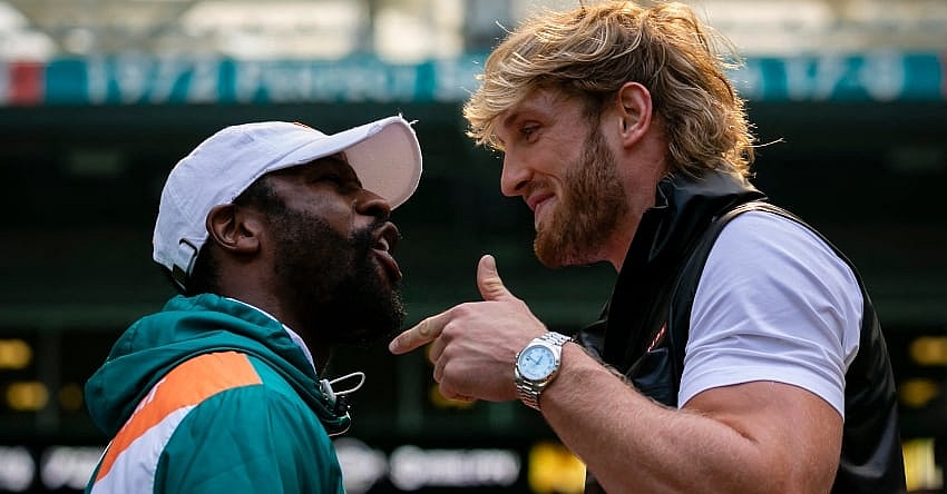 Floyd Mayweather Logan Paul Promo
