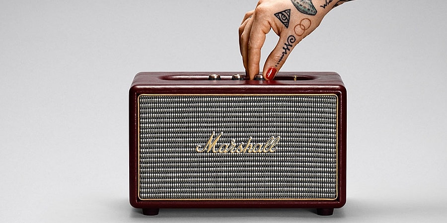 Marshall's powerful Acton Special Edition Oxblood speaker (Photo: Zound Industries)