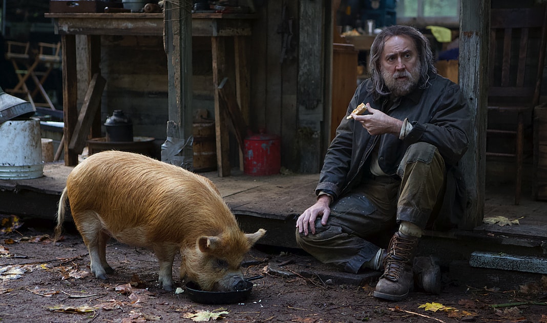 nicolas cage in PIG trailer
