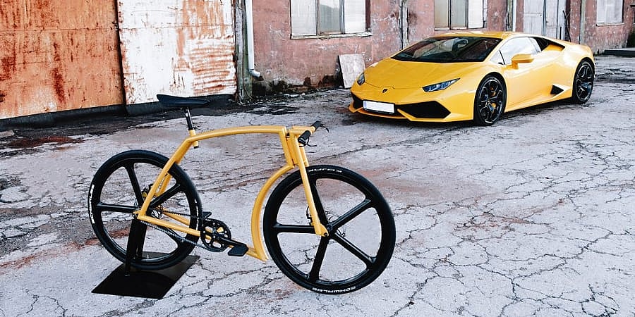 The Lambo-inspired Viks Gran Turismo commuter bike (Photo: Felix Laasme/Hooligan Hamlet)