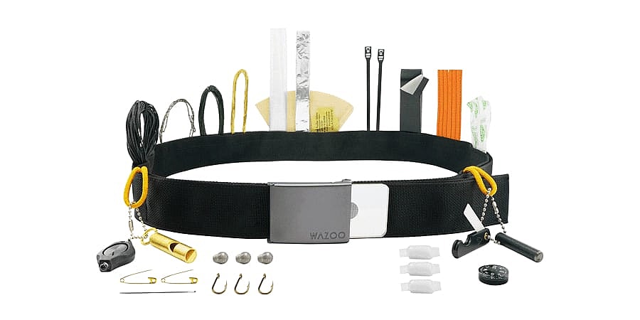 The Cache Belt is a survivalist's must (Photo: Wazoo Survival Gear)