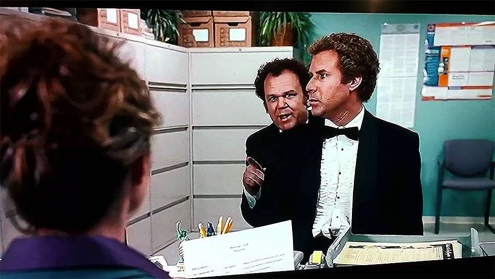 stepbros.jpg The Interview scene from 'Stepbrothers.' (Screengrab)