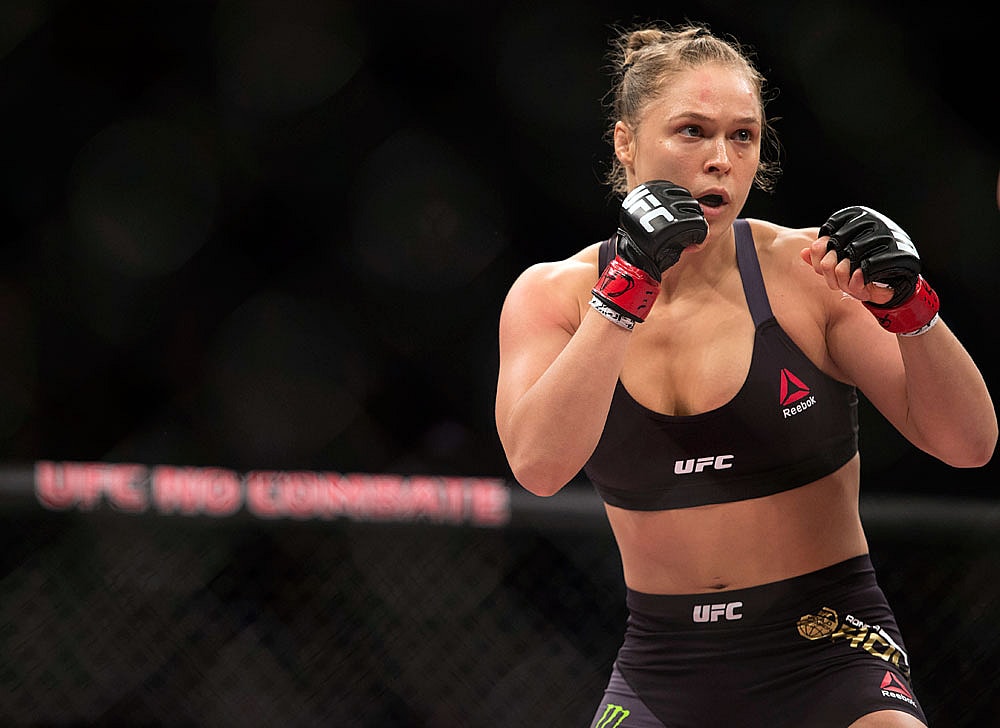 Ronda Rousey Admits She Was Just Toying With Bethe Correia placeholder caption