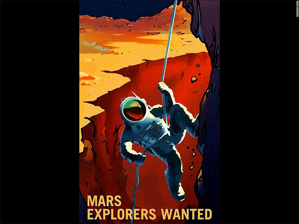 mars-poster-2.jpg Mars Mission recruitment poster. (Image: NASA)