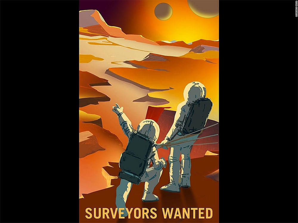 mars-poster-3.jpg Mars Mission recruitment poster. (Image: NASA)