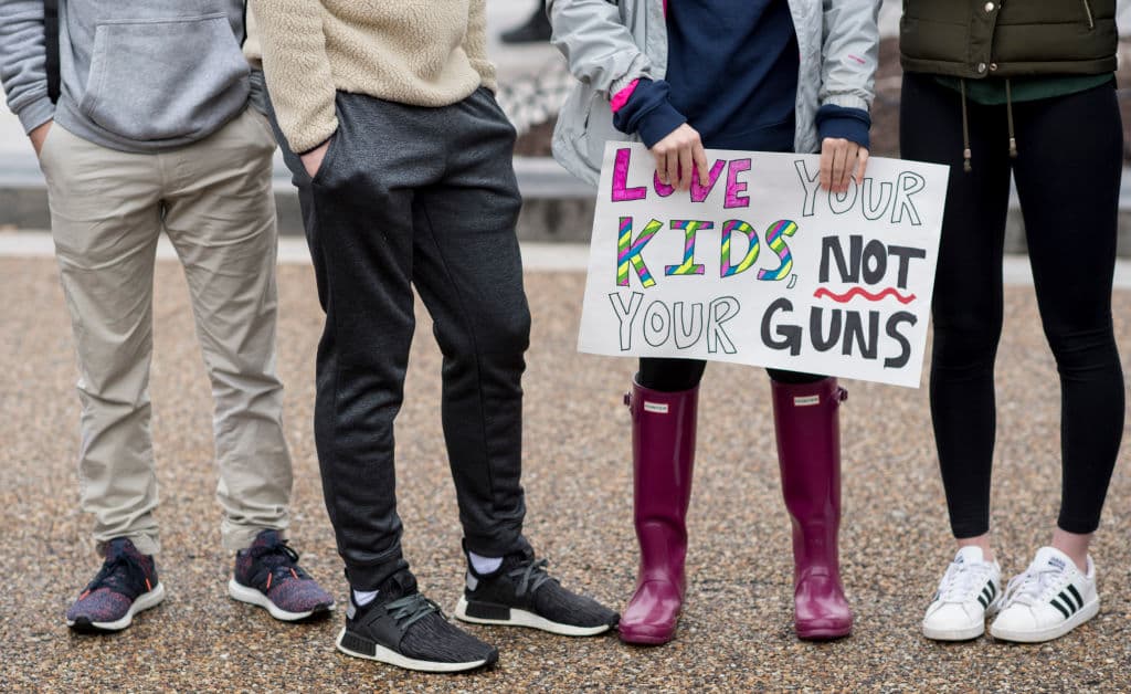 Parkland High School shooting protest