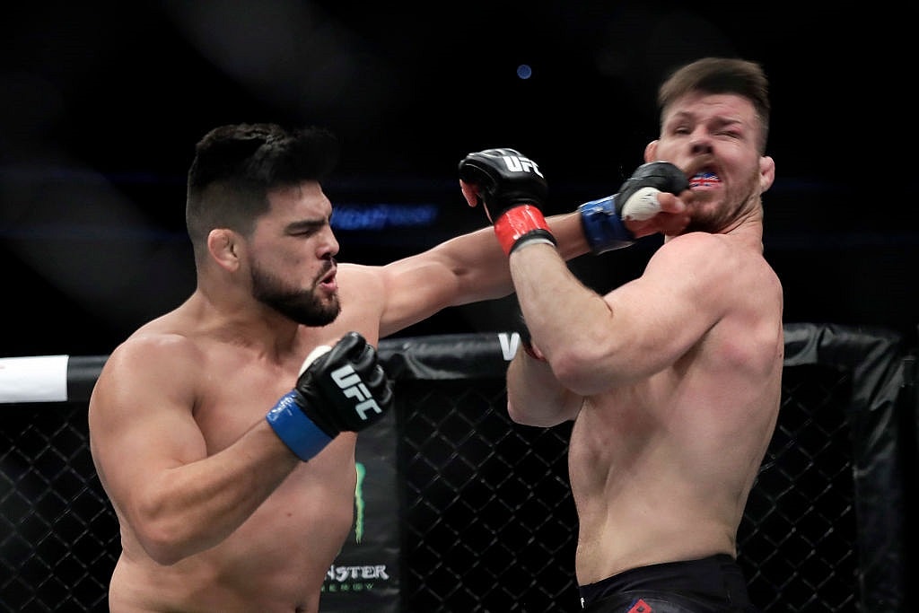 Kelving Gastelum, Michael Bisping