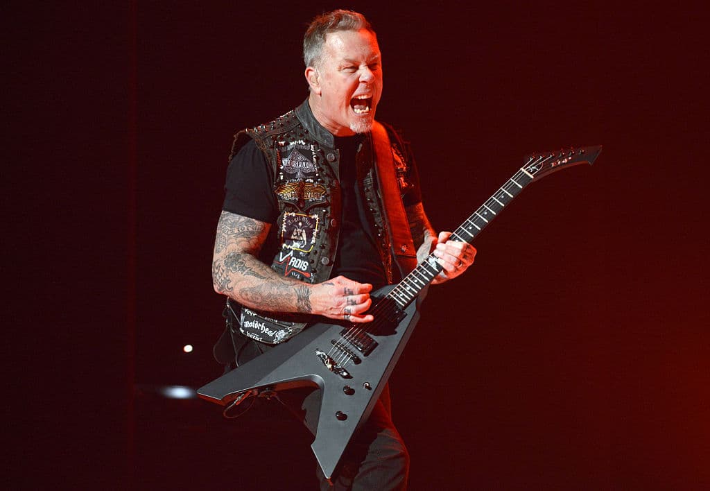 James Hetfield in performance